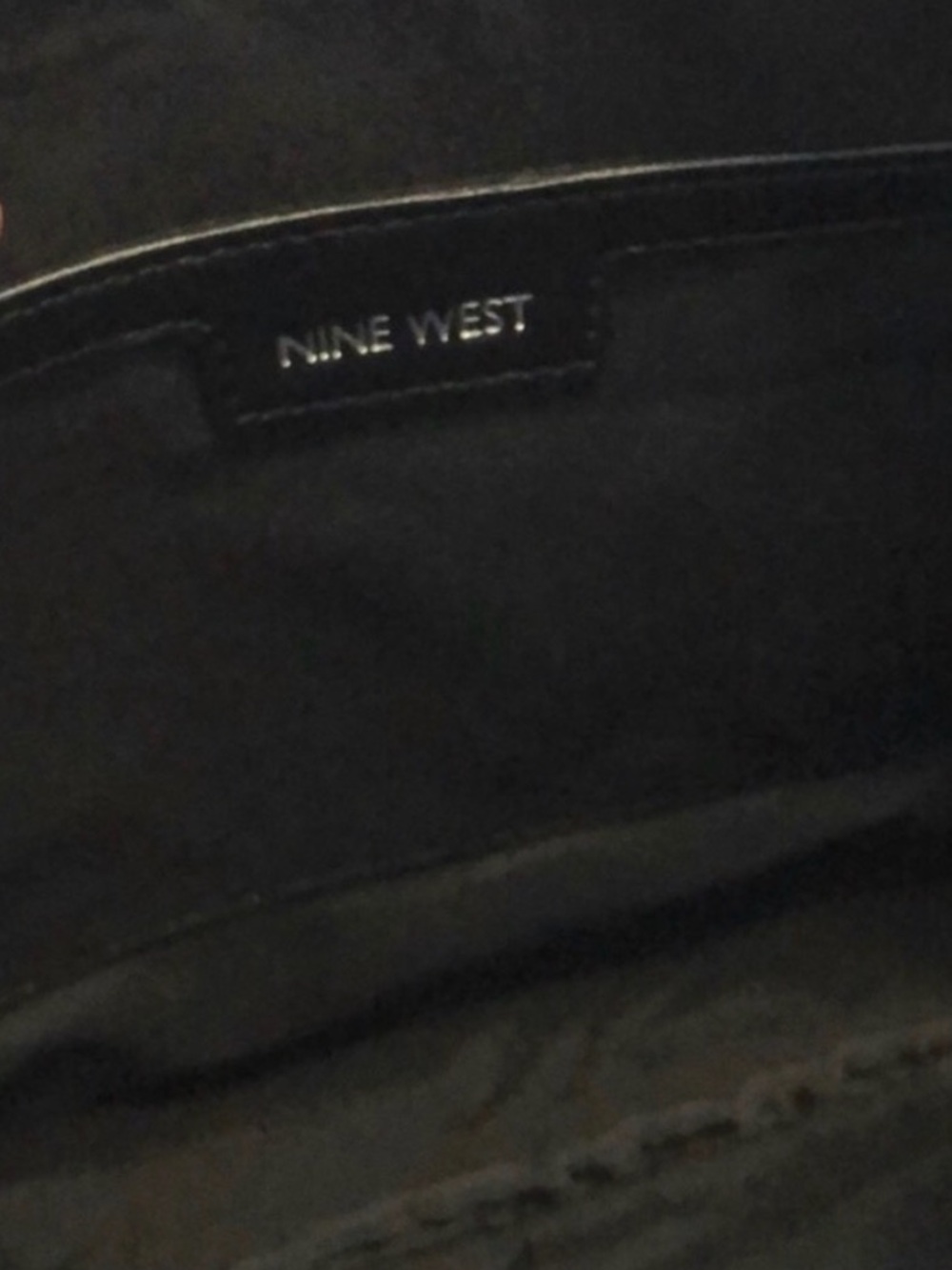 Nine West Large Black Clutch, New With Tags - Picture 3 of 6